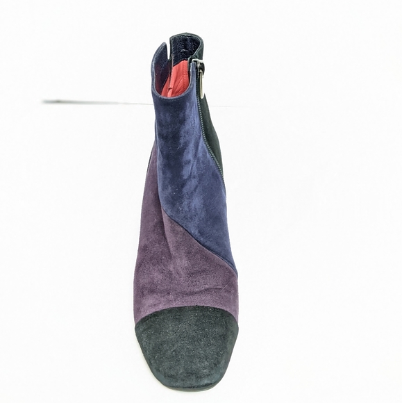 Paolo Linea suede 3 tone ankle boots - Picture 5 of 16